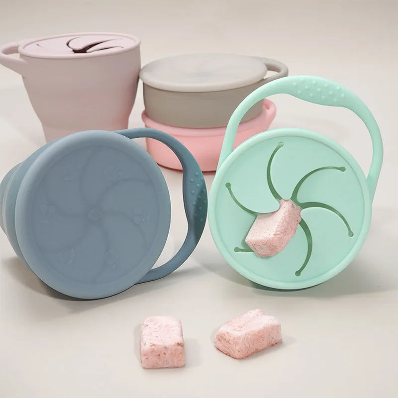 Faltbarer Baby Snackbecher BPA-frei - Nachhaltig & Wiederverwendbar