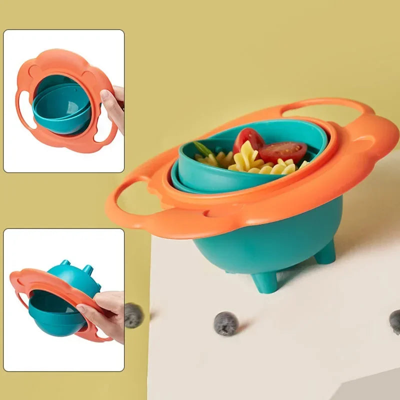 Kinder Bären Schüssel - 360° Drehbar & Auslaufsicher
