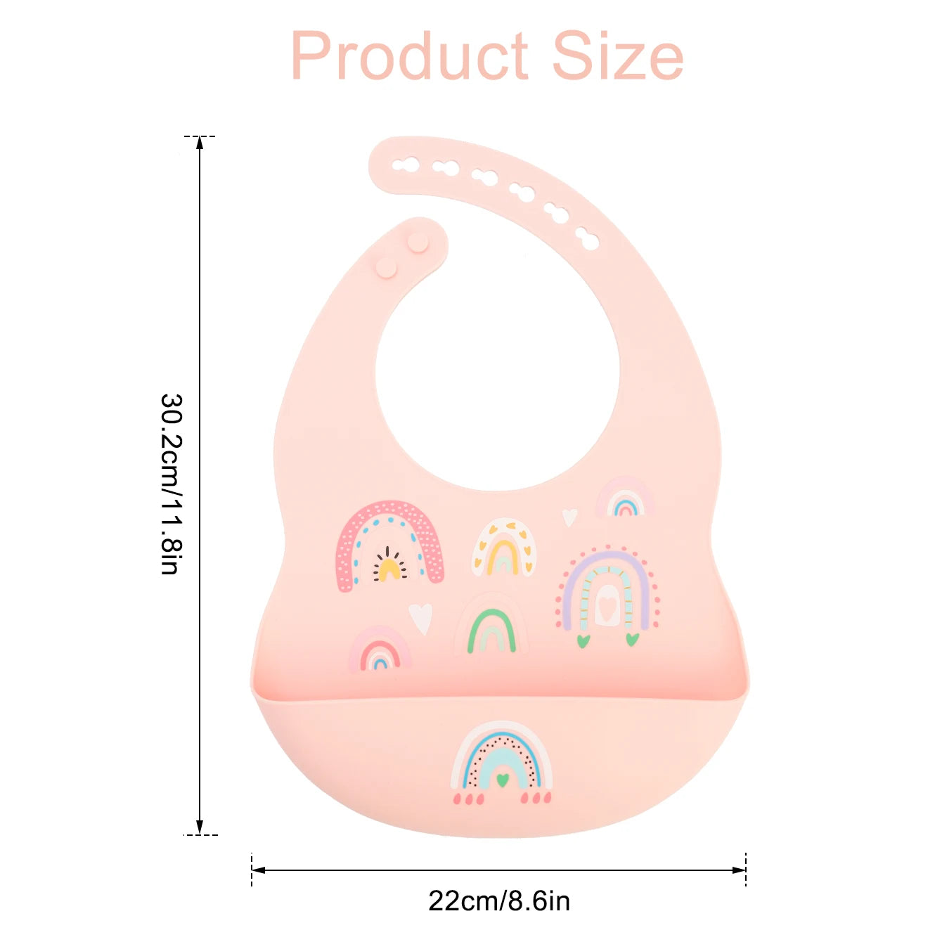 Silikon Babylätzchen mit Krümelfänger BPA-frei