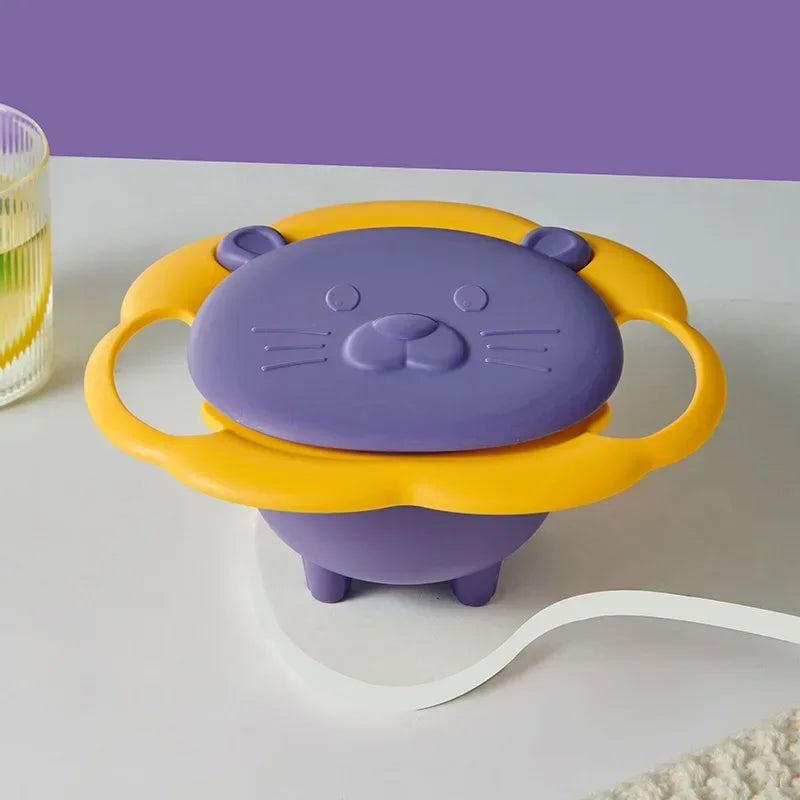 Kinder Bären Schüssel - 360° Drehbar & Auslaufsicher