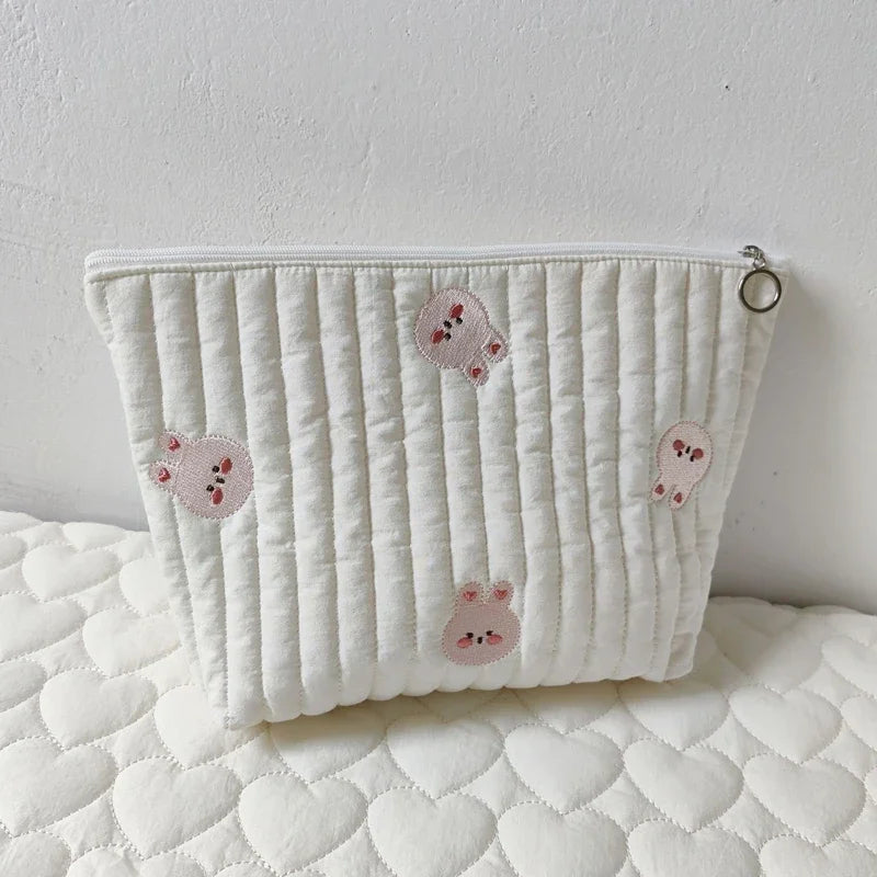 Kleine Windeltasche mit Reißverschluss - Mommy Bag 27x18 cm