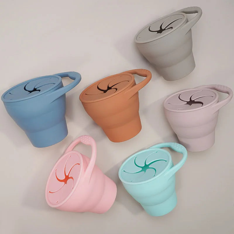 Faltbarer Baby Snackbecher BPA-frei - Nachhaltig & Wiederverwendbar