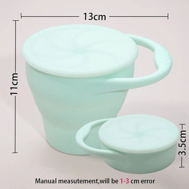 Faltbarer Baby Snackbecher BPA-frei - Nachhaltig & Wiederverwendbar