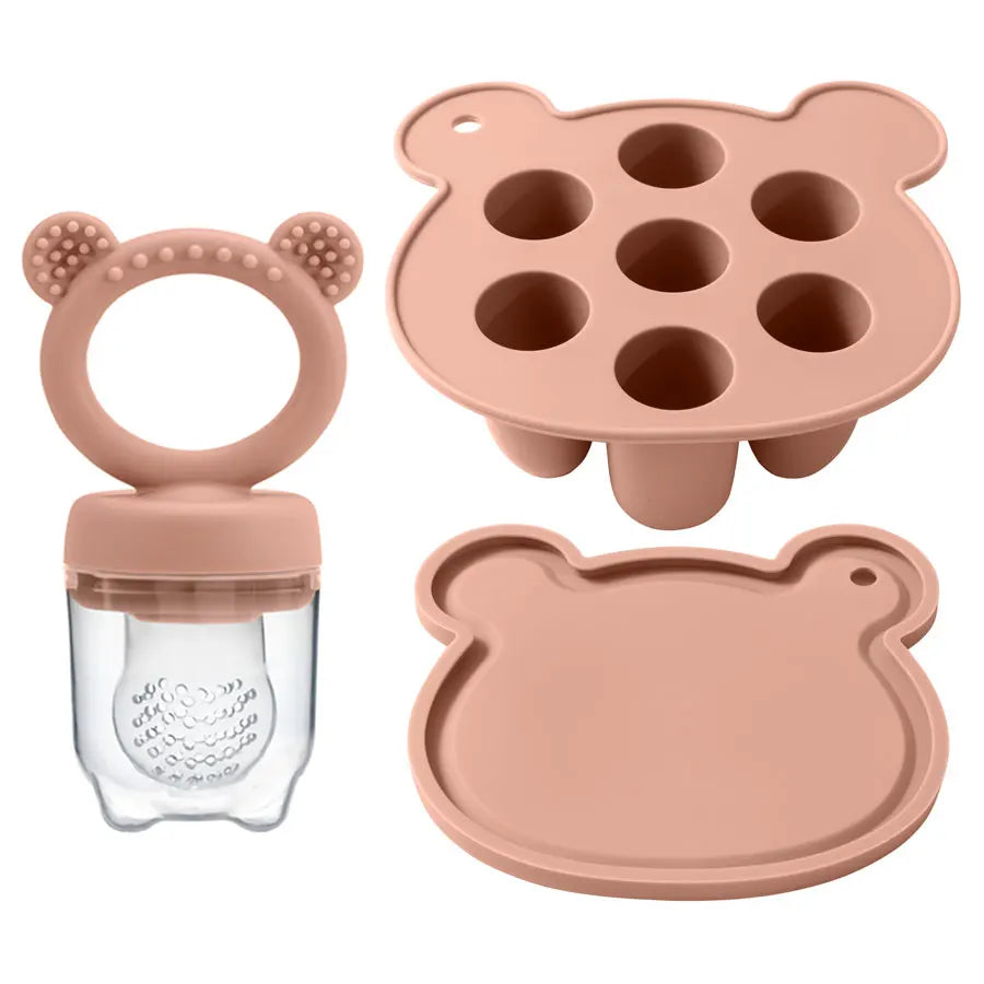 Baby Fruchtschnuller BPA-frei - 2-in-1 Zahnungshilfe & Snackhalter