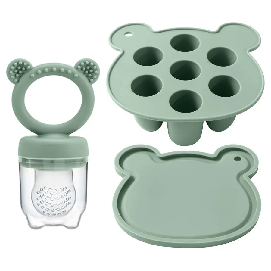 Baby Fruchtschnuller BPA-frei - 2-in-1 Zahnungshilfe & Snackhalter