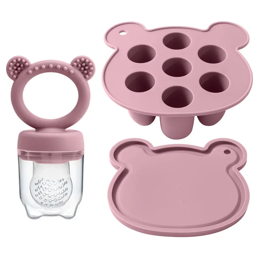 Baby Fruchtschnuller BPA-frei - 2-in-1 Zahnungshilfe & Snackhalter