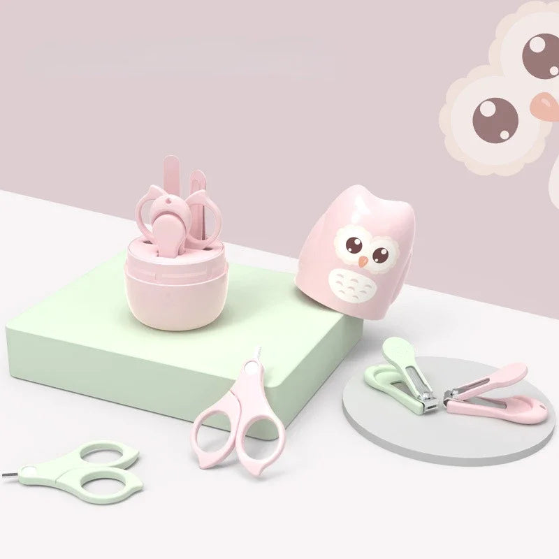 Baby Nagelpflege-Set | Sicherheits-Schere & Pinzette