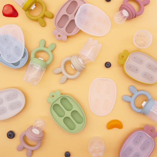 Baby Fruchtschnuller BPA-frei - 2-in-1 Zahnungshilfe & Snackhalter