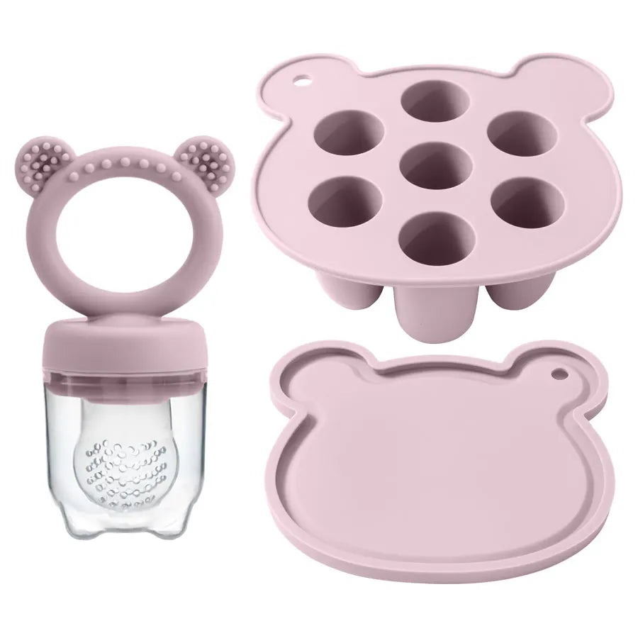 Baby Fruchtschnuller BPA-frei - 2-in-1 Zahnungshilfe & Snackhalter