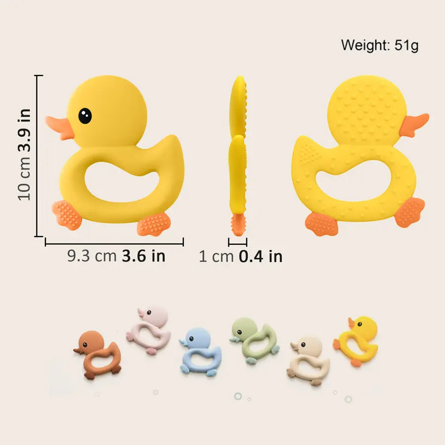 Baby Beißring Silikon BPA-frei - Zahnungshilfe & Spielzeug