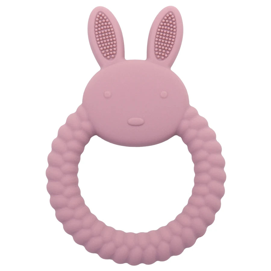 Baby Beißring Silikon BPA-frei - Zahnungshilfe & Spielzeug