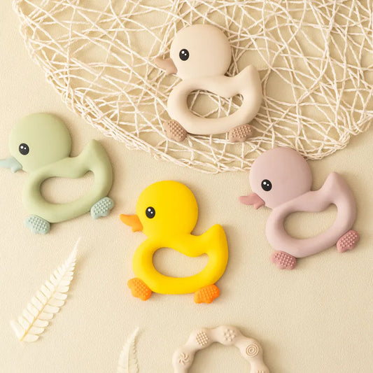 Baby Beißring Silikon BPA-frei - Zahnungshilfe & Spielzeug